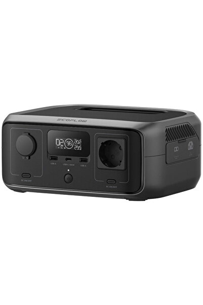 EcoFlow River 3 UPS Portable Charging Station, 245 Wh, 600W, Black