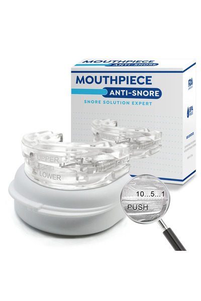 Choice واقي فم جديد من العاج مضاد للشخير وصريف الأسنان، يحسن النوم، صريف الأس...