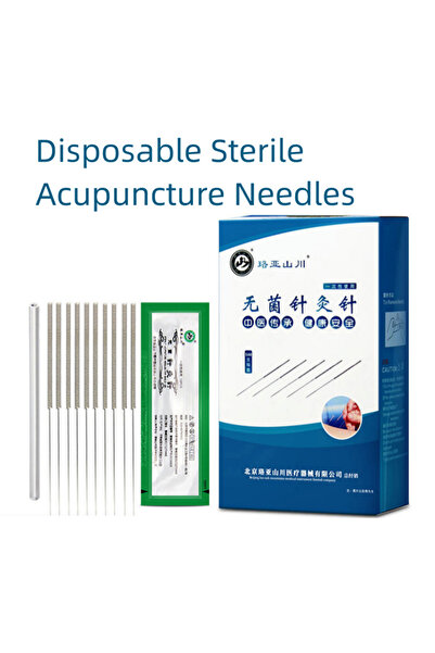 Choice 500 إبرة وخز بالإبر حادة ومعقمة للاستخدام مرة واحدة، مقاس 0.16 × 7 مم،...