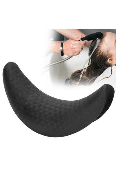 Choice وسادة حوض غسيل الشعر الاحترافية السوداء المصنوعة من السيليكون الناعم، ...