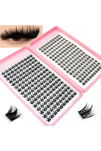 Choice QA45 مجموعات رموش حادة متفرقة على شكل مجموعات رموش كوميدية ممتدة فريدة...