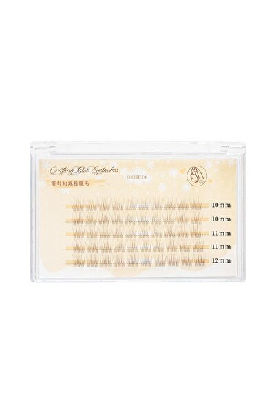 Choice1 رموش صناعية مجزأة ذاتية اللصق بمظهر طبيعي، فردية وشفافة على شكل كلب ت...