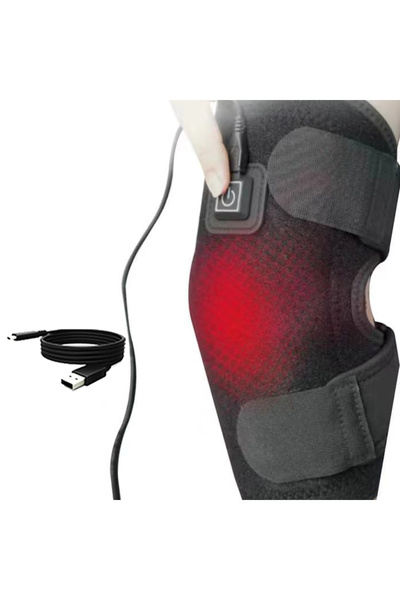 Choice وسادة تدفئة الركبة الكهربائية السوداء، دعامة تدفئة للركبة، داعمة للركب...