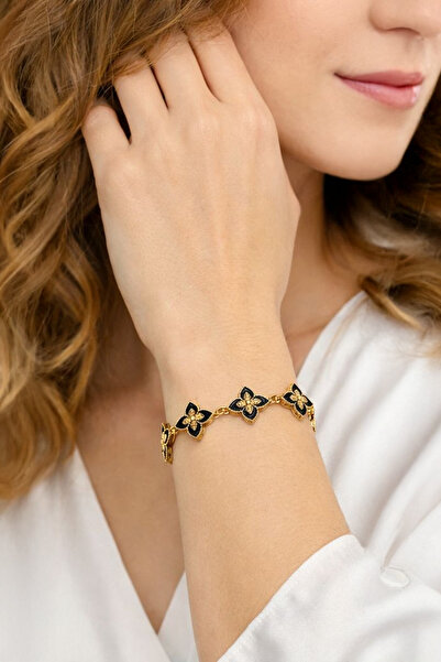 stylishaccessories سوار من ستايلش أنيق باللون الأسود