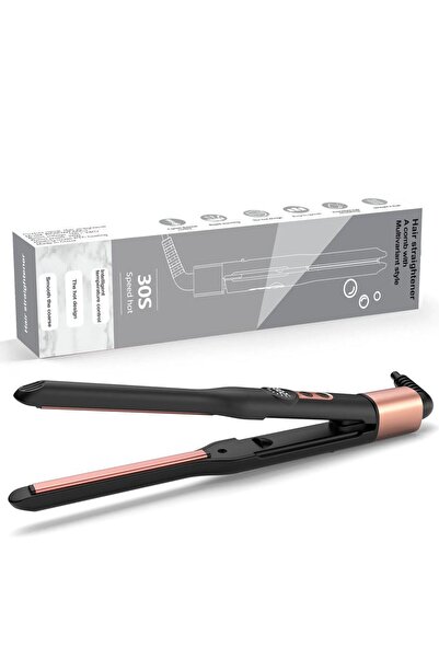 Choice EU black gold Mini Flat Iron Hair Straightener 1/3 Inch Pencil Flat Ir...
