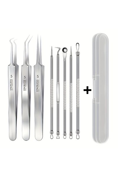 Choice 8 قطع من أدوات استخراج البثور والإبر المصنوعة من الفولاذ المقاوم للصدأ...