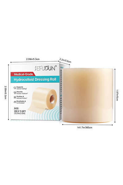 Choice لفافة واحدة من ضمادات لاصقة من مادة إلويد، مقاس 4 سم × 50 سم، للعناية ...