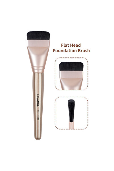 Choice Gold MAANGE Flat Head Foundation Brush Ultra Thin Top Mask Brush For L...