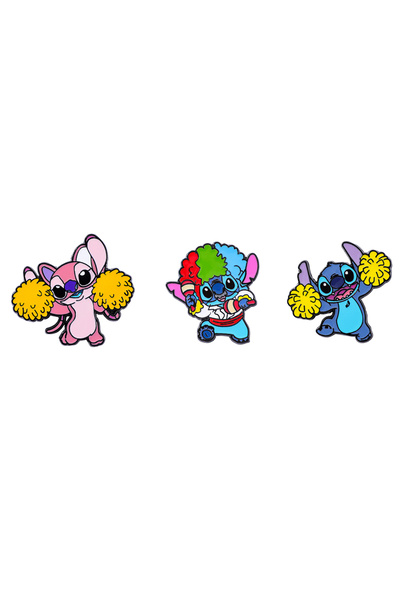 Choice مجموعة دبابيس مينا كرتونية إبداعية مكونة من 3 قطع، بتصميم HappyStitch ...