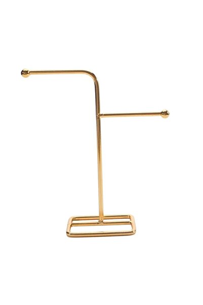 Choice gold 4 Metal Earring Display Stand For Necklace Handbag Multiple Shape...