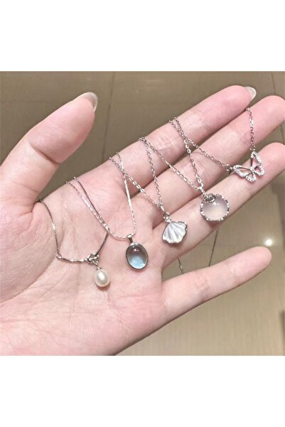 Choice 5pcs 5pcs Pendant Necklace Set: Fresh & Sweet Necklace, Collarbone Cha...
