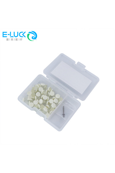 Choice علبة واحدة تحتوي على 50 قطعة/علبة من أقراص تلميع الأسنان المركبة، مع م...