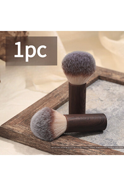 Choice فرشاة أظافر من خشب الجوز البني الفاخر، قطعة واحدة، بمقبض مريح - لإزالة...