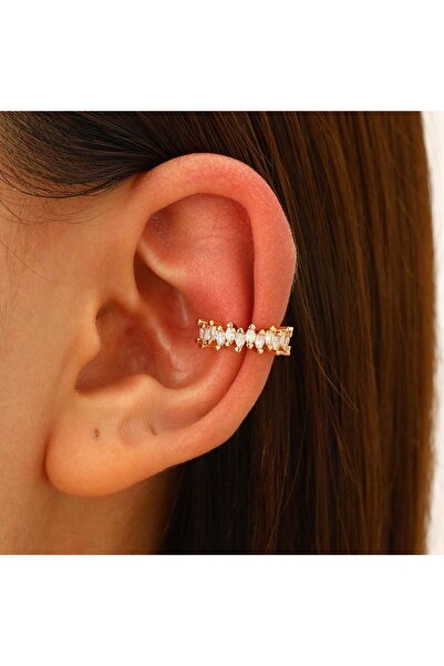 Choice 01 1Pc Hot Sale Horse Eye Zircon Earcuff Clips On Earring for Women Gi...
