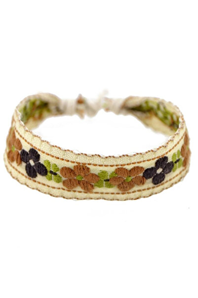 Choice F Boho Strawberry Flower Bracelet Handmade Braided Friendship Wrap Thr...