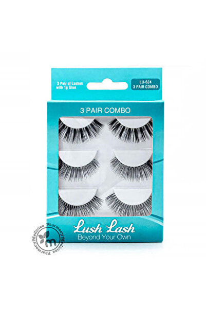 Lush Lash رموش 624 مع لاصق
