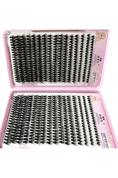 Choice1 32Rows3DJMS40P 640Pcs 8D Fluffy Thick Eyelash Clusters D Curl Wispy I...