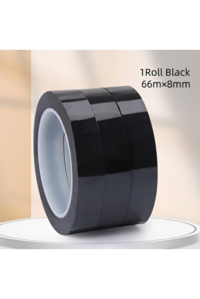 Choice3 شريط تعريف الأسنان أسود، 9 ألوان، لفة واحدة، 66 متر × 8 ملم، مصنوع من...