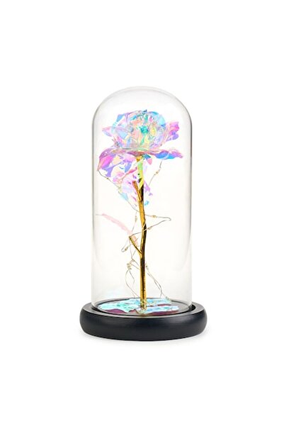 OEM Trandafir artificial sub cupolă de sticlă, Onuvio® cu lumini LED