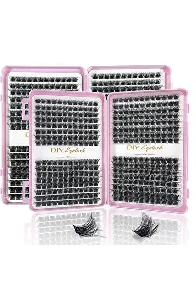 Choice Eyelash Extension Kit - Individual Eyelashes Set, D-Curl, Multiple Len...