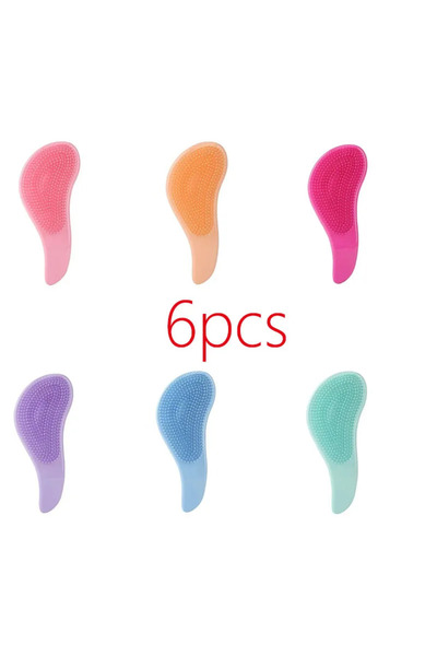 Choice مجموعة متنوعة من 6 قطع (1/2/3/4/6 قطع) مشط سحري ساخن مضاد للكهرباء الس...