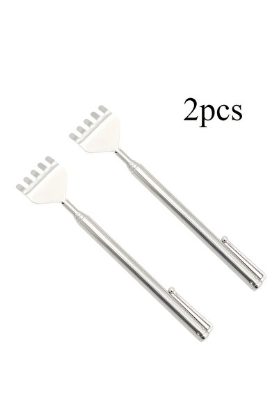 Choice قطعتان من أدوات حك الظهر القابلة للتمديد للرجال، محمولة، مصنوعة من الم...