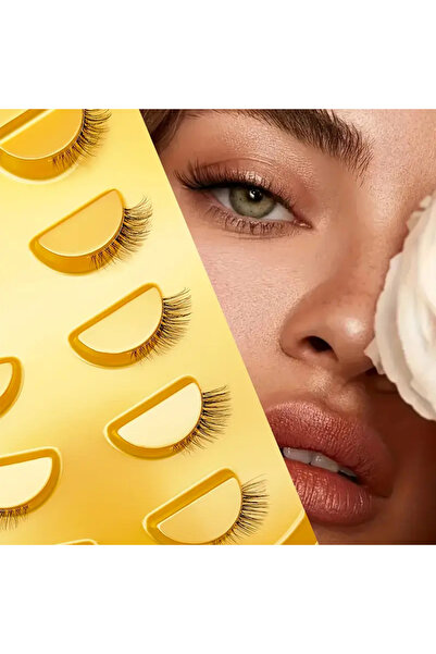 Choice 5cheng-banyan 5 pairs Wispy Half Lashes for Natural Volume and Curly L...