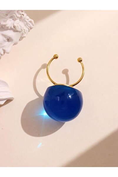 Choice خاتم مفتوح من الفولاذ المقاوم للصدأ مصنوع من الراتنج الشفاف الفني E 1،...