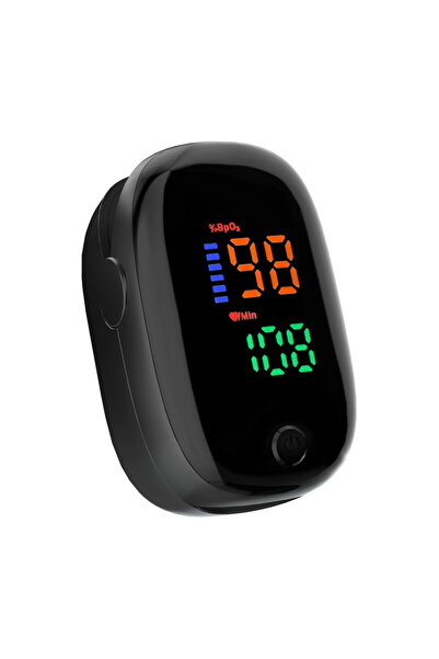 Choice مقياس حرارة رقمي بشاشة LCD لقياس نسبة الأكسجين في الدم عن طريق الإصبع،...