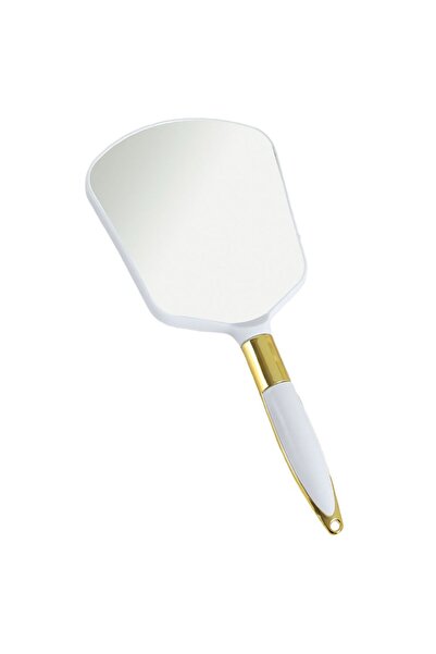 Choice مرآة مكياج يدوية بيضاء عتيقة، عالية الدقة، بمقبض، مناسبة للاستخدام في ...