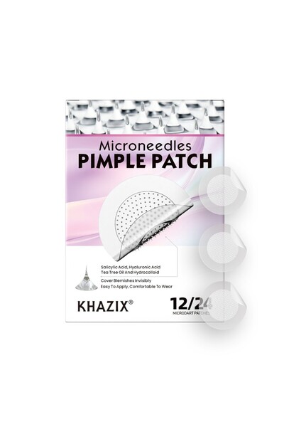 Choice 24 قطعة من لصقات حب الشباب الليلية الدقيقة - تُذيب البثور أثناء النوم ...