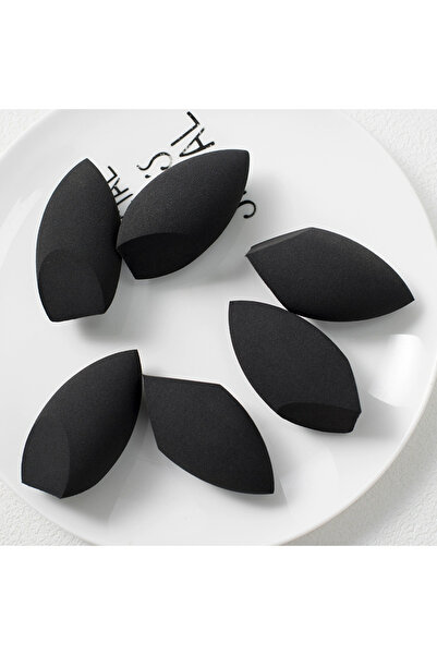 Choice قطعتان من إسفنجة التجميل السوداء البيضاوية - خالية من اللاتكس، قابلة ل...