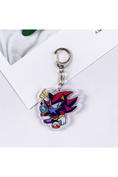 Choice 5 cm 3 1/5PCS Anime Characters Sonic The Hedgehog Acrylic Keychain Acc...
