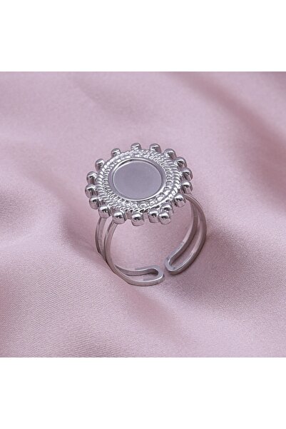 Choice J456-S Irregular Geometric Elliptic Smooth Surface Double Deck Gold Pl...