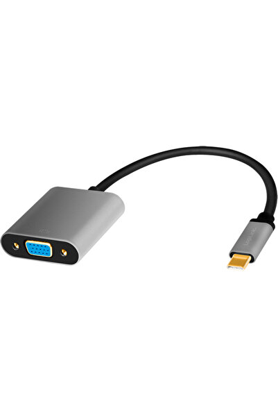 LogiLink LOGILINK video ADAPTER, USB-C (T) to VGA (M) adapter, 0.15m, gold-pl...