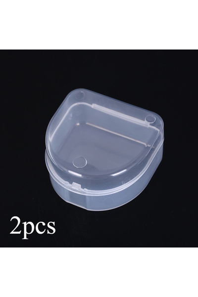 Choice1 2pcs 1pc/2pcs Dental Box - Denture and Mouth Guard Storage Case for H...