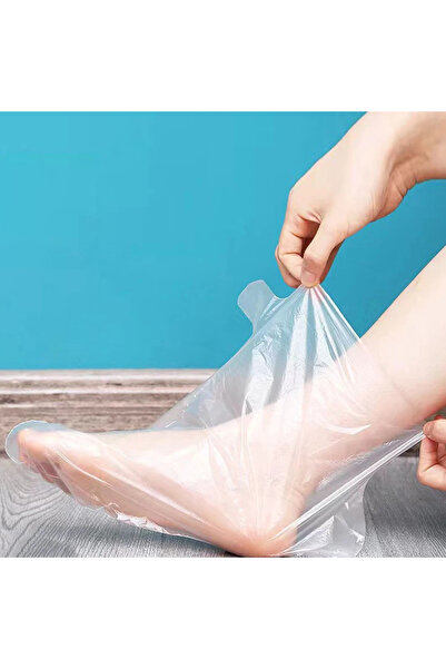 Choice 100pcs 100 Pcs,Disposable Foot Mask Cover,Transparent Foot Mask,Waterp...