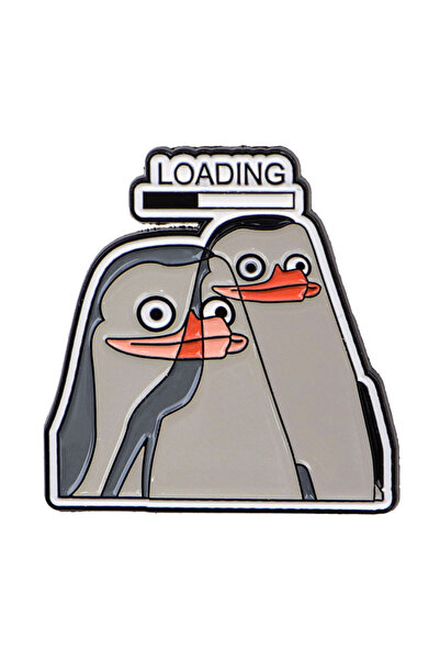 Choice بروشان لطيفان على شكل بطريق للنساء، حيوانات كرتونية، دبوس مطلي بالمينا...