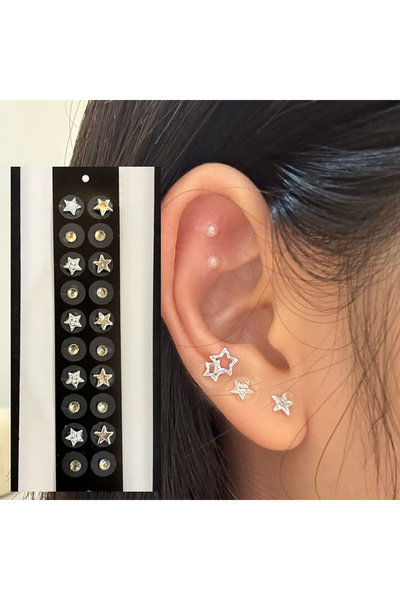 Choice A 20 Patches/Sheet Pentagram Ear Acupuncture Auricular Ear Stickers Rh...