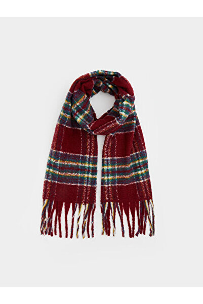 LC Waikiki I Checked Embroidered P Tasseled Women's Scarf from Freezen Store