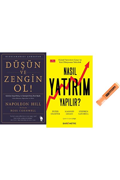 Epsilon Yayınevi Düşün ve Zengin Ol + Nasıl Yatırım Yapılır / 2 Kitap Set ( K...