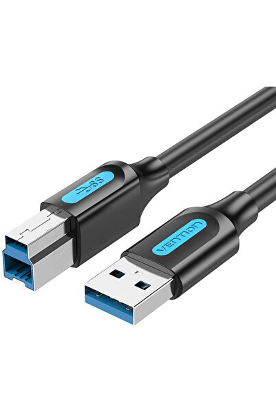 Vention Cablu USB 3.0 A la B COOBF 1m Negru PVC