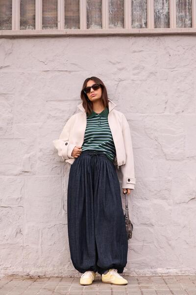 Bershka Düşük bel balon jean