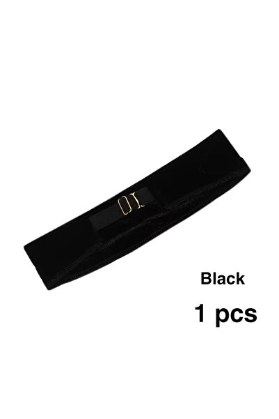 Choice طوق رأس أسود من قطعة واحدة من Yajukai لتثبيت الشعر المستعار، مزود بشري...