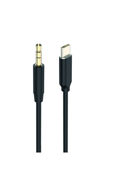 2go 797219 USB Type C - Jack 3.5mm, 1m, Negru