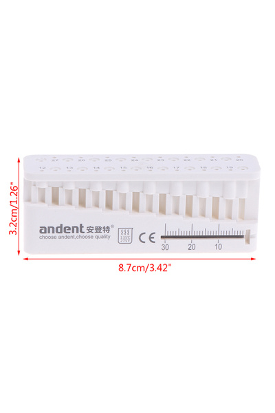 Choice 1pc 1pc Dental Autoclavable Endo Block Stand Ruler Dentist Instrument ...