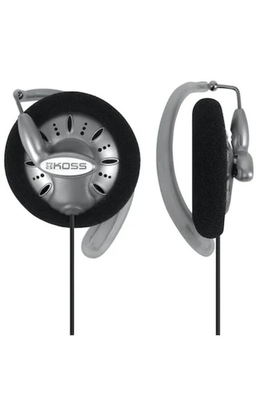 KOSS Căști KSC75, clemă pentru urechi, cu fir, argintii