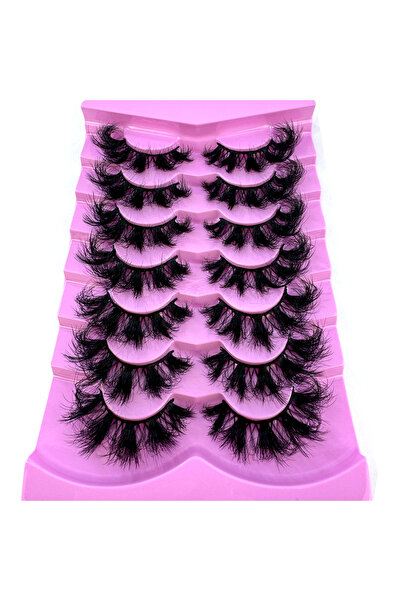 Choice4 7 أزواج - X03، 7 أزواج من الرموش الصناعية ثلاثية الأبعاد المصنوعة من ...