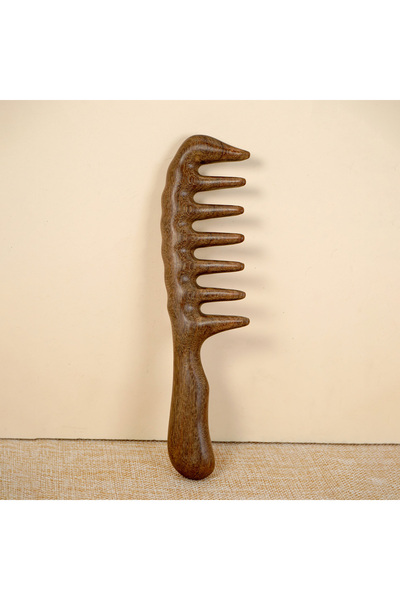 Choice SZ164 Natural Sandalwood Comb for Hair Growth - Handmade Wooden Massag...