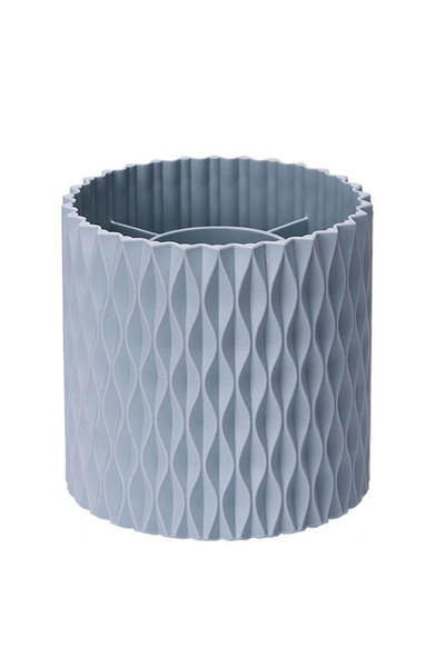 Choice دلو فرشاة مكياج كبير السعة قابل للدوران 360 درجة، لون أزرق فاتح، مناسب...